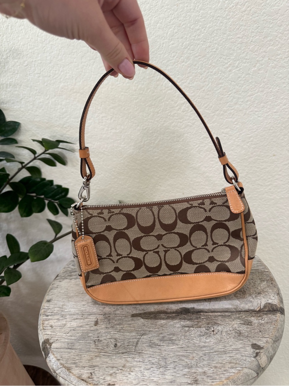 Coach Demi Signature jacquard shoulder bag
